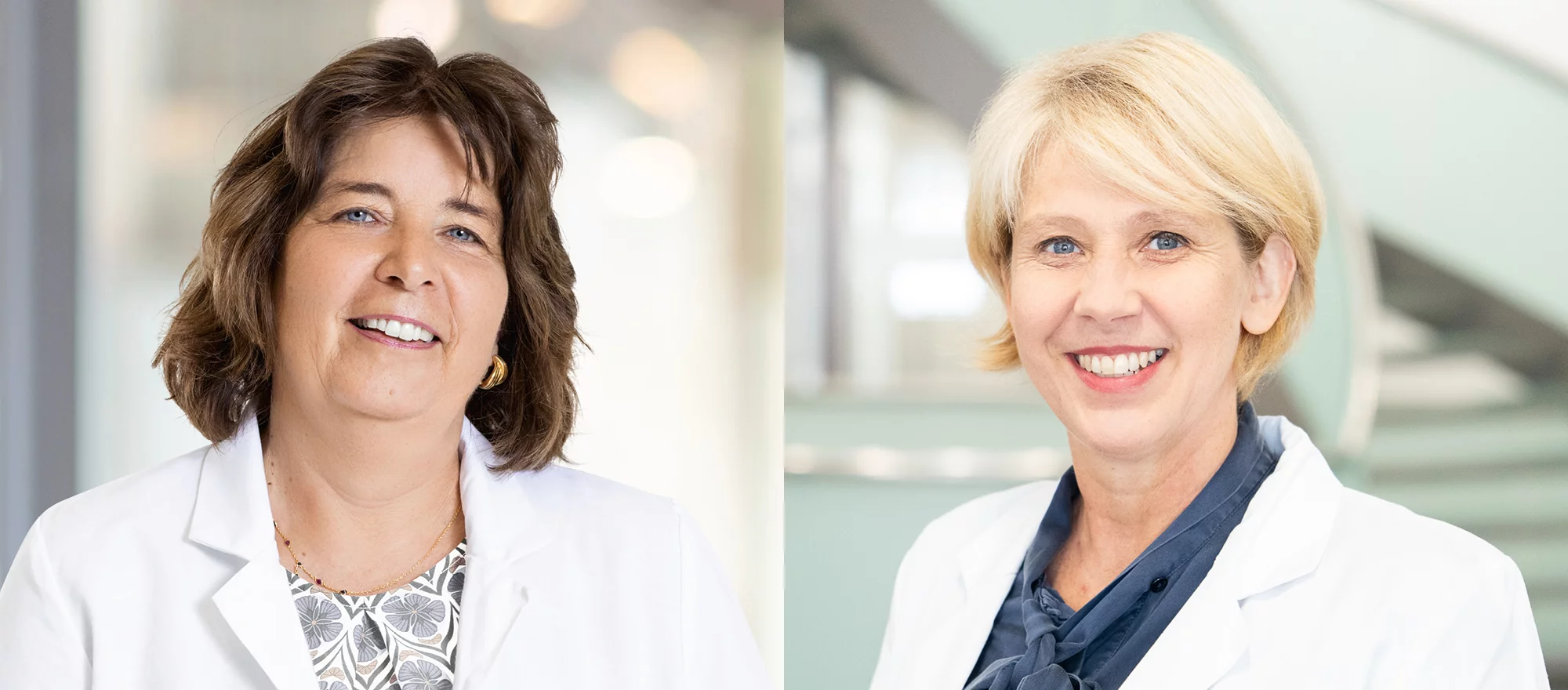 Dr. med. Gaby Bieri, ehemalige Stadtärztin, Chefärztin und Ärztliche Direktorin der Gesundheitszentren für das Alter mit ihrer Nachfolgerin Dr. med. Tatjana Meyer-Heim