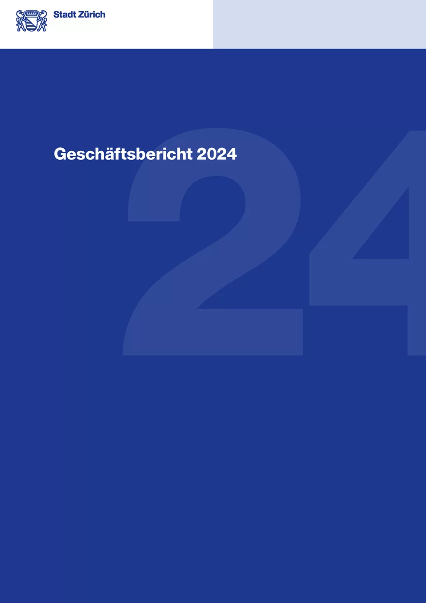 Titelseite des Geschäftsberichts 2024