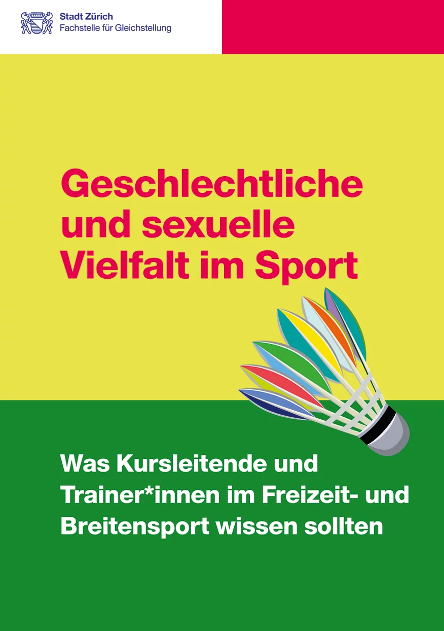 Cover Merkblatt Geschlechtliche und sexuelle Vielfalt im Sport