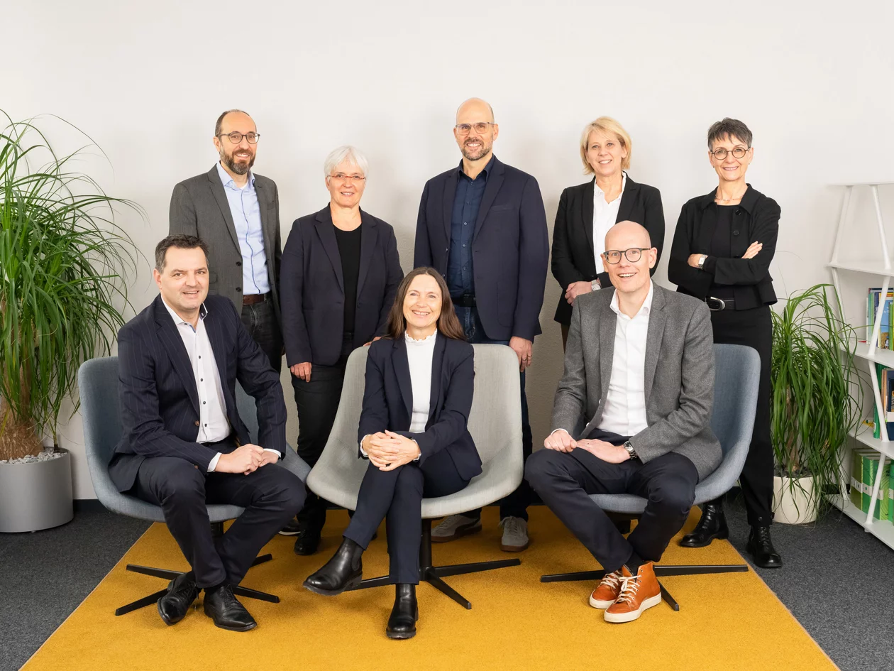 Die Geschäftsleitung der Gesundheitszentren für das Alter