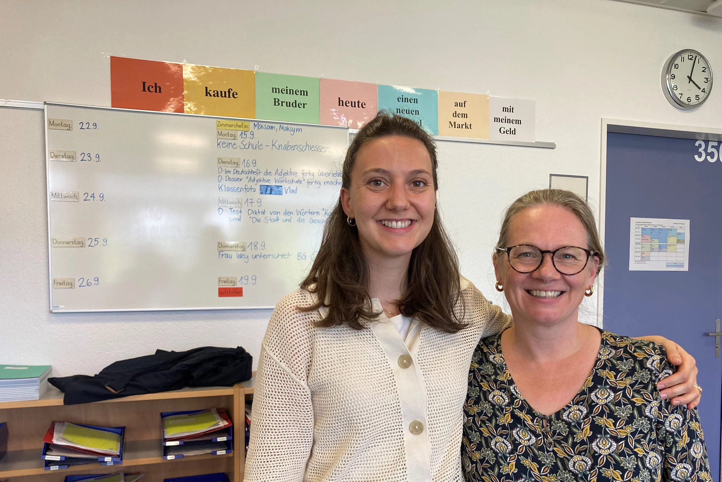Sophie Eichenberger und Gina Vogel, Lehrerinnen an der Viventa