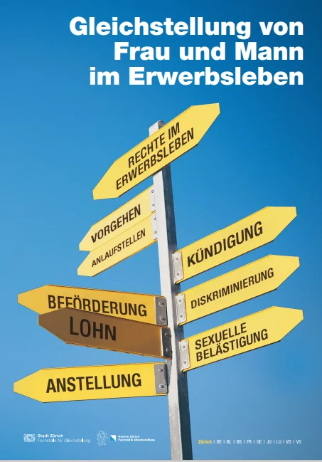 Cover Broschüre Gleichstellung im Erwerbsleben