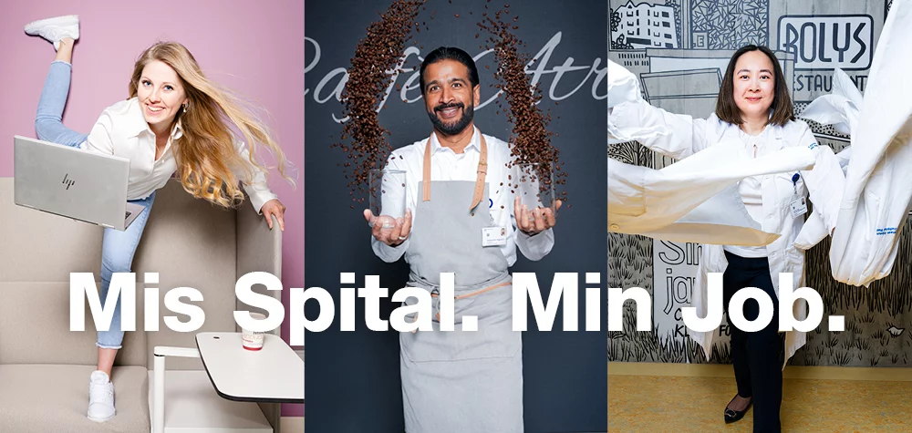 Verschiedene Miterbende des Stadtspital in Action auf ihrem Fachgebiet