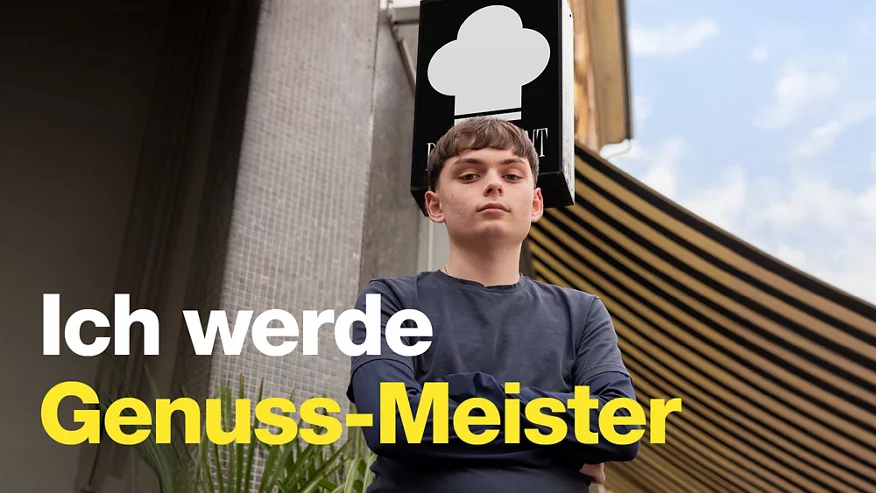 Lernender: «Ich werde Genuss-Meister.»