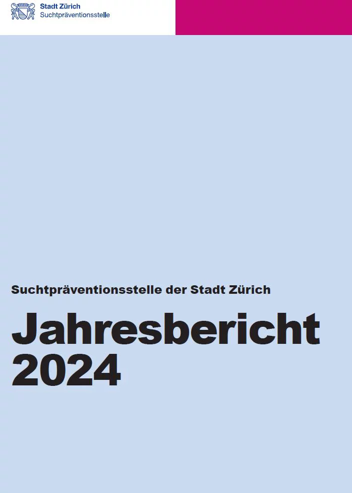 Das Bild zeigt die Frontseite des Jahresberichts.