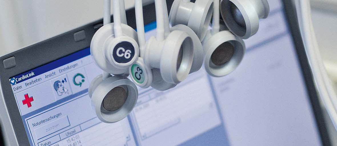 Bild eines Display mit Kardiotechnik