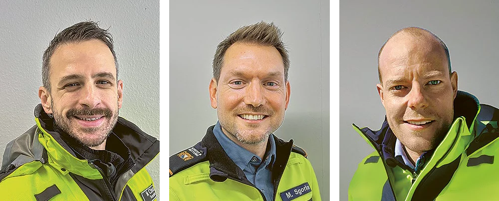 Matthias Christen, Marco Sgorlon und Marco Aeschlimann waren von Beginn weg bei der Planung und Organisation an Bord.