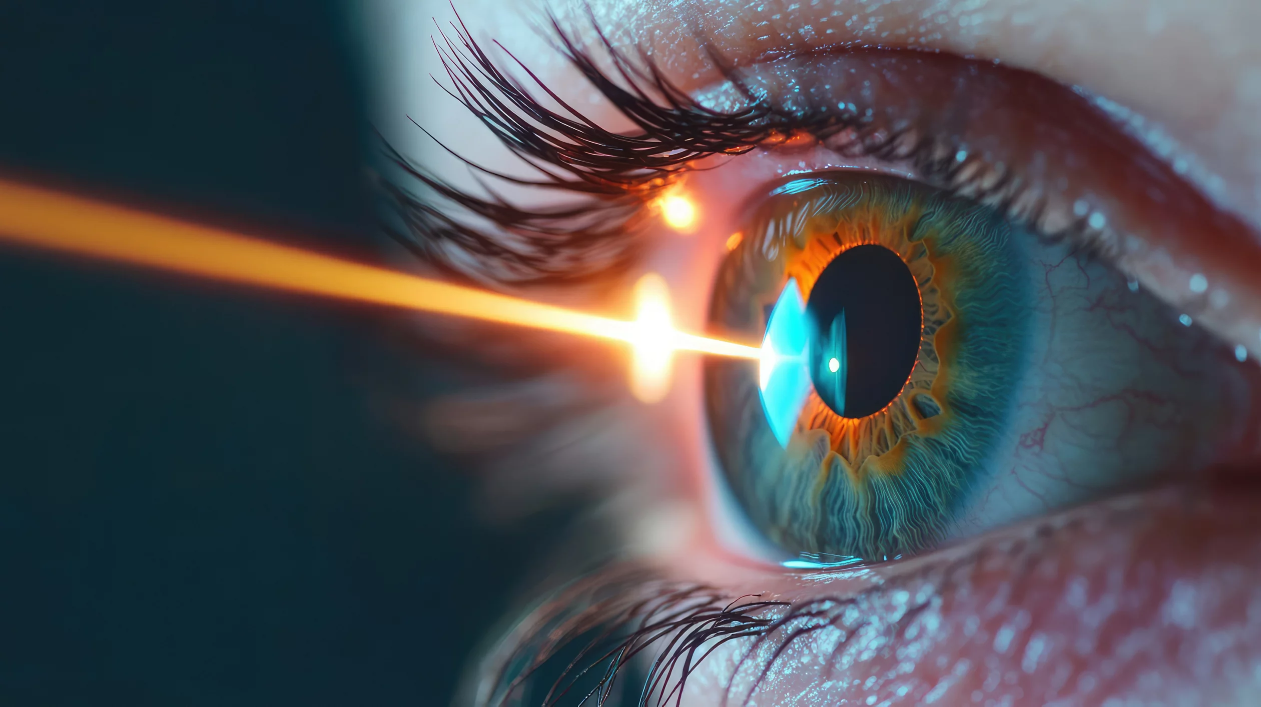 laser am auge