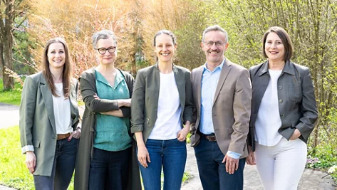 Das Leitungsteam des Gesundheitszentrums für das Alter Bachwiesen