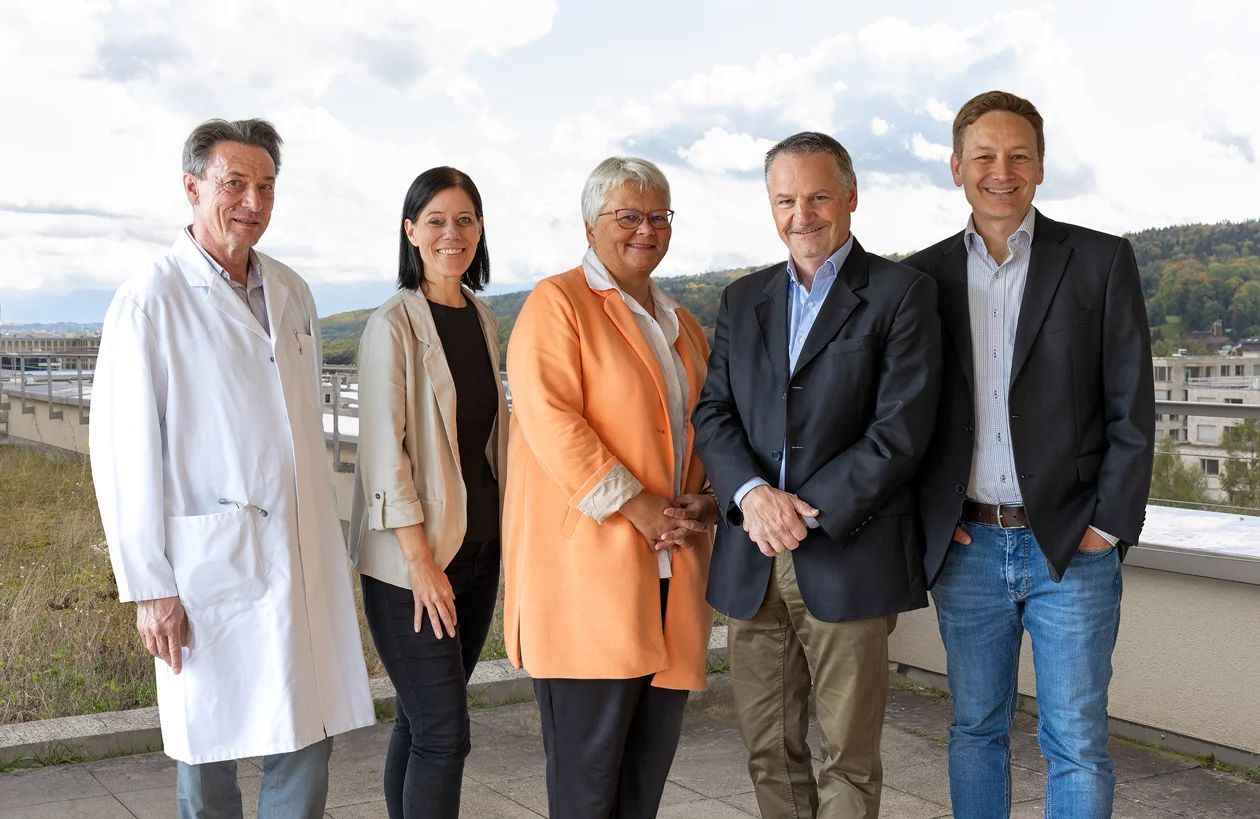 Das Leitungsteam des Gesundheitszentrums für das Alter Mattenhof
