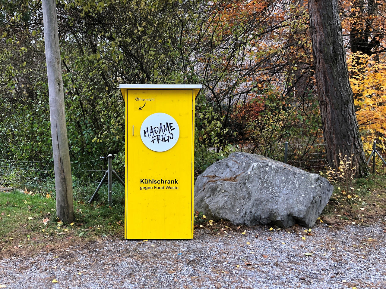 Oeffentlicher Kühlschrank von Madame Frigo