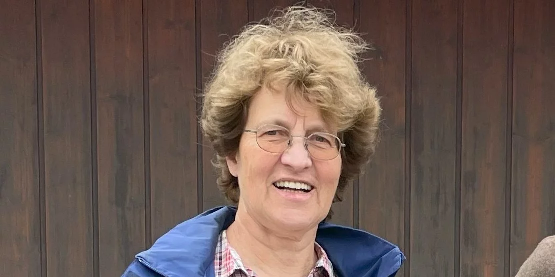 Birgit Pfitzmann, eine Frau in den 60-ern, mit Wind im Haar.