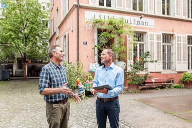 Jürg Grob, Projektleiter Bauprojekte im Gespräch