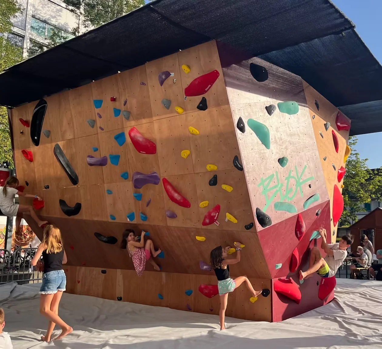 Mobiler Boulderblock