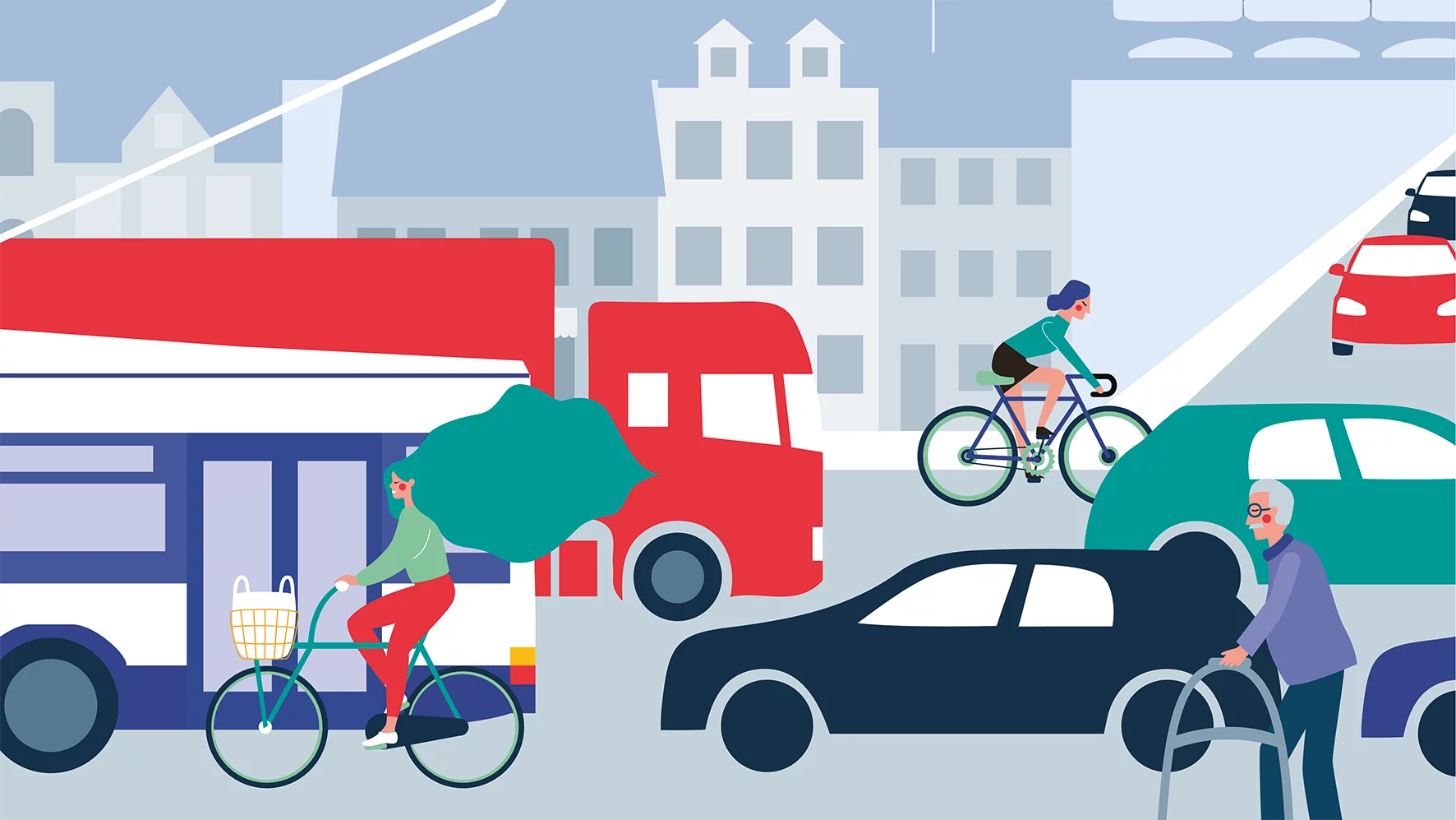 Illustration Mobilität