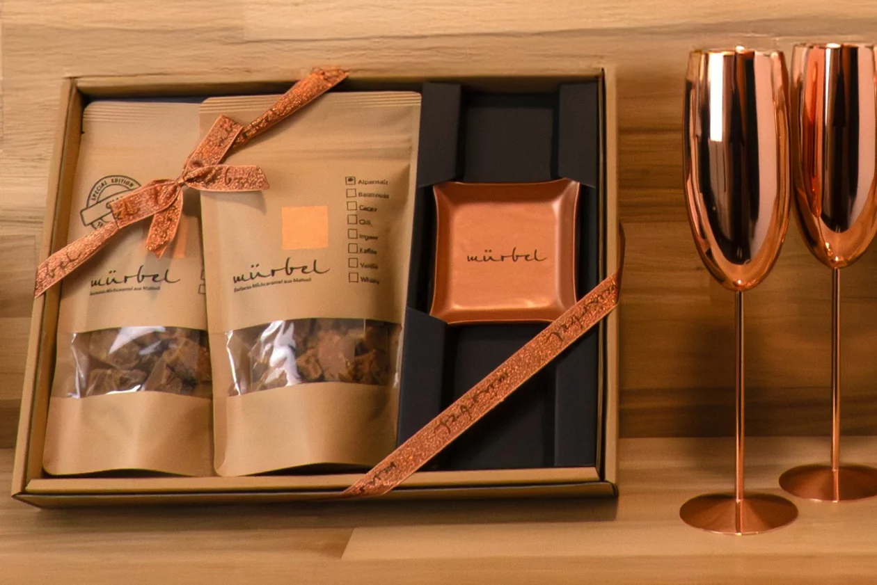 Geschenkset mit Mürbel-Produkten