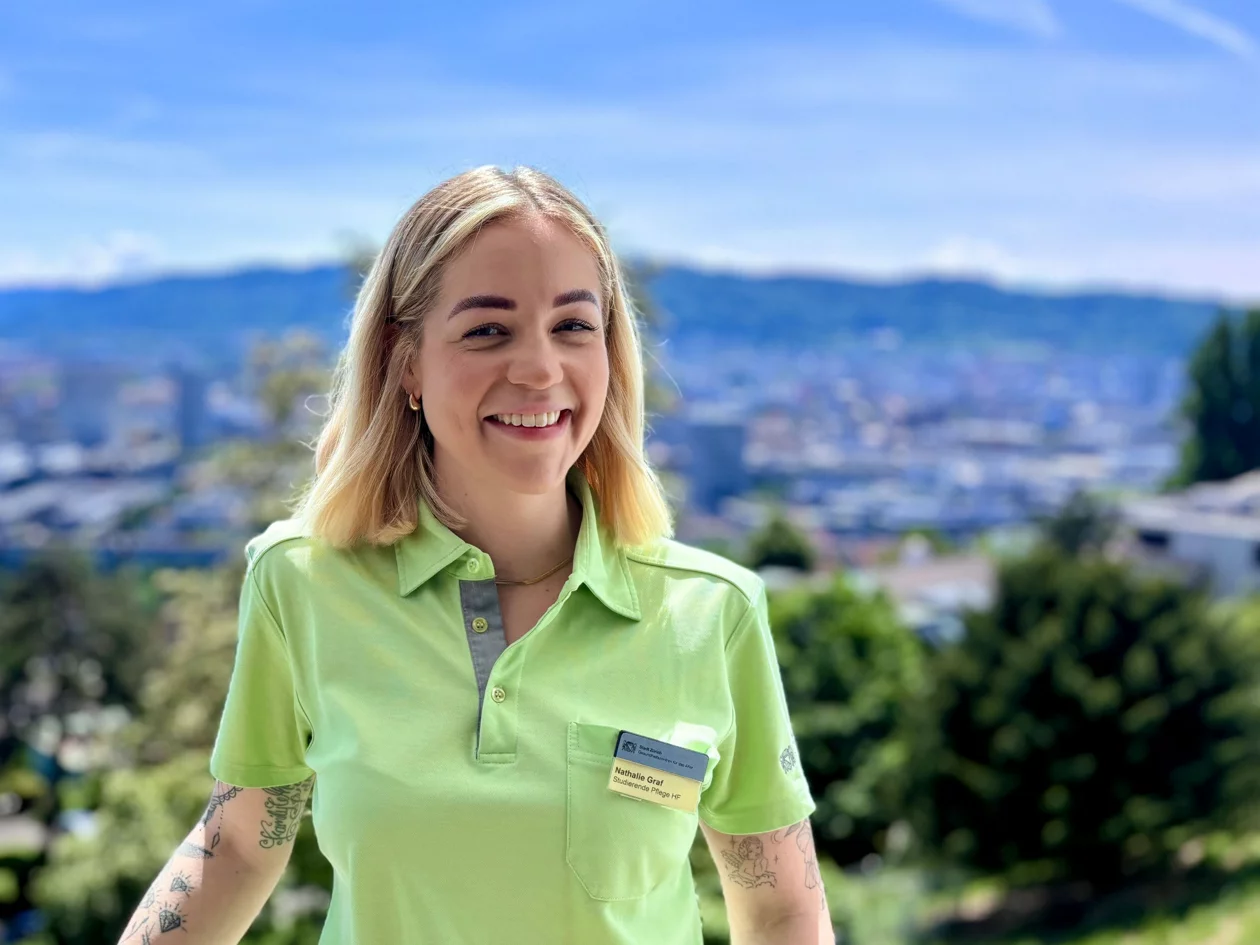 Nathalie Graf, Studentin Pflege HF / Quereinsteigerin