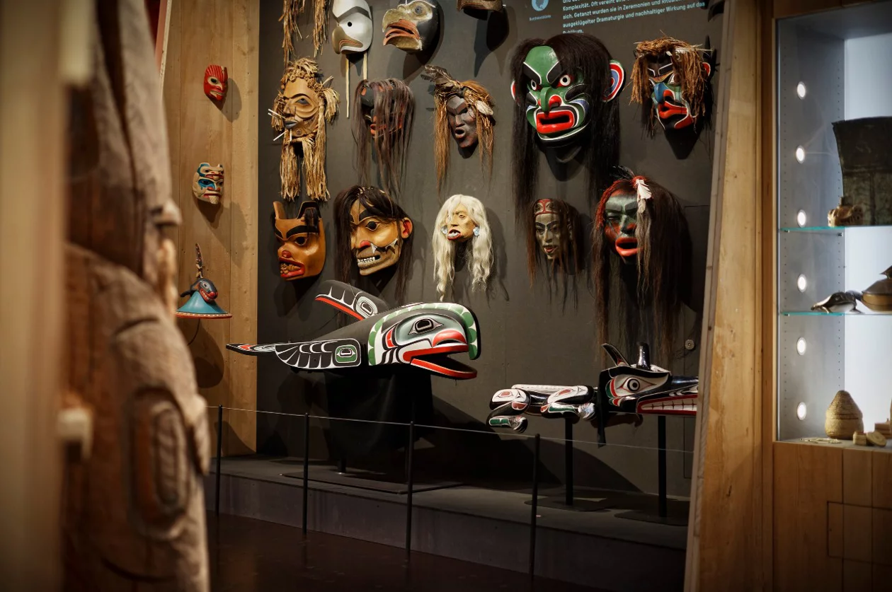 Masken in der Sammlungsausstellung