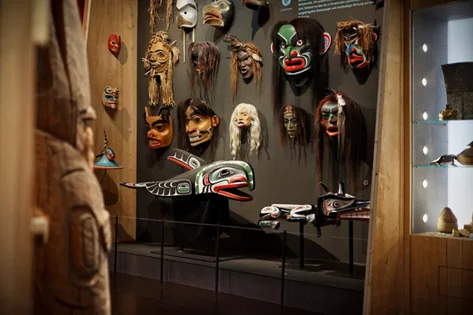 Masken in der Sammlungsausstellung