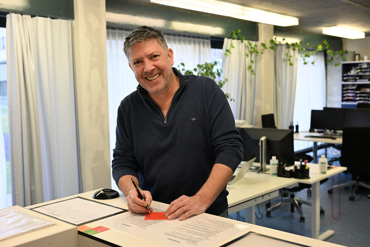 Porträt Olivier Stemmle.