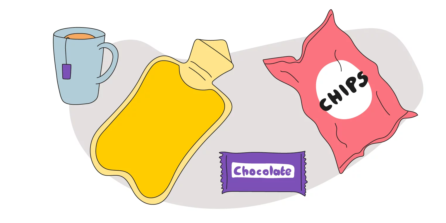 Symbolbild Beschwerden und Endometriose