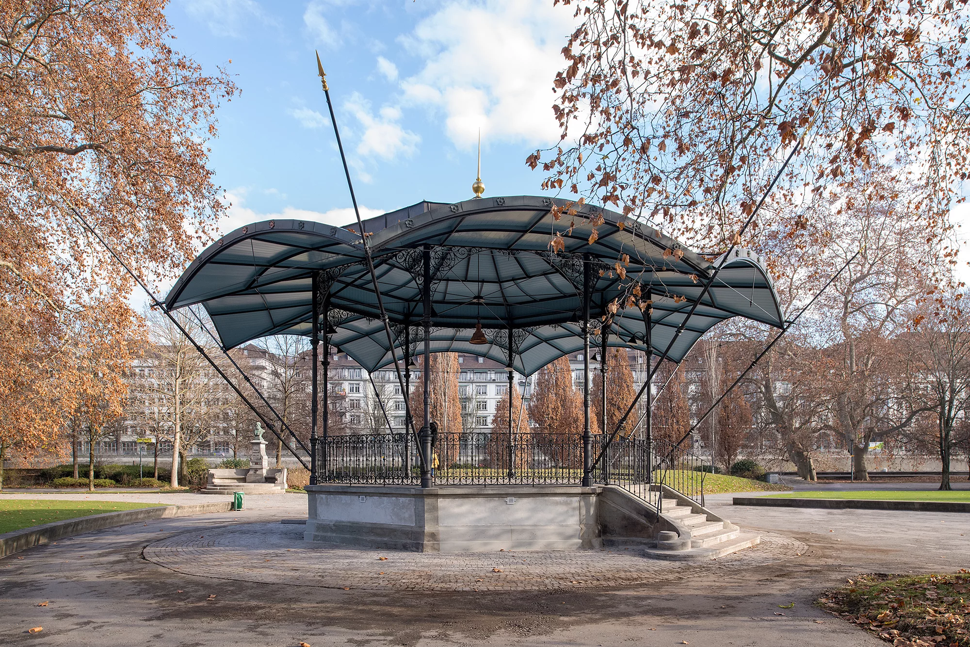Ansicht Musikpavillon im Platzspitzpark