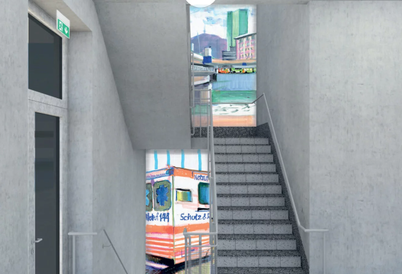 Visualisierung der Künstlerin