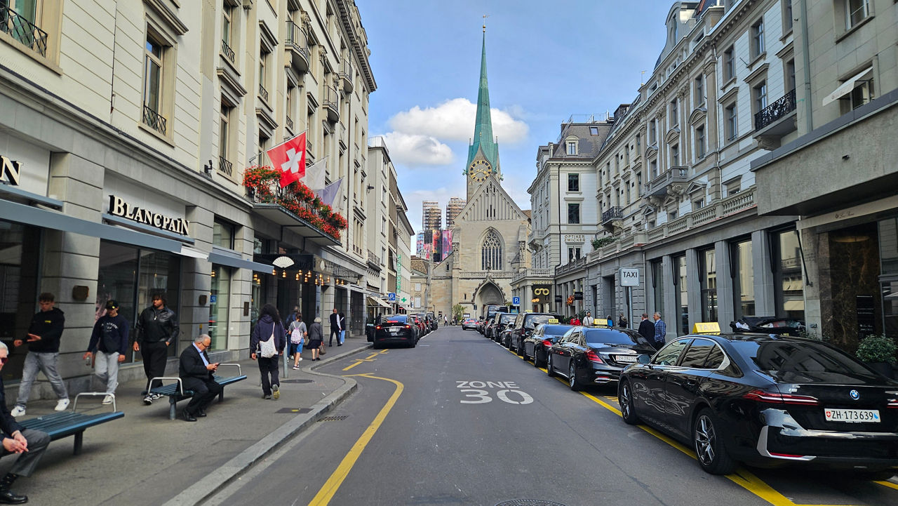 Blick in die Poststrasse
