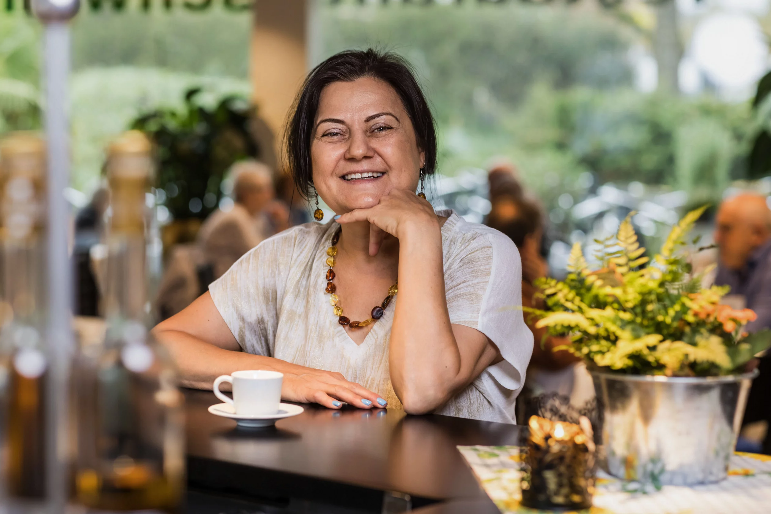 Das Restaurant Schwamedinge von Selma Ölemezler ist schon morgens gut besucht. Foto Alex Colle