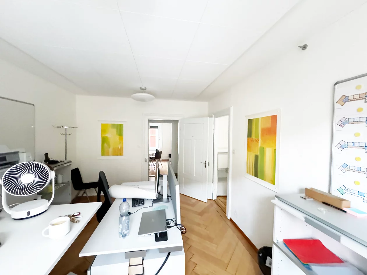 Büro wo die Eröffnung des neuen Riedtli geplant wurde