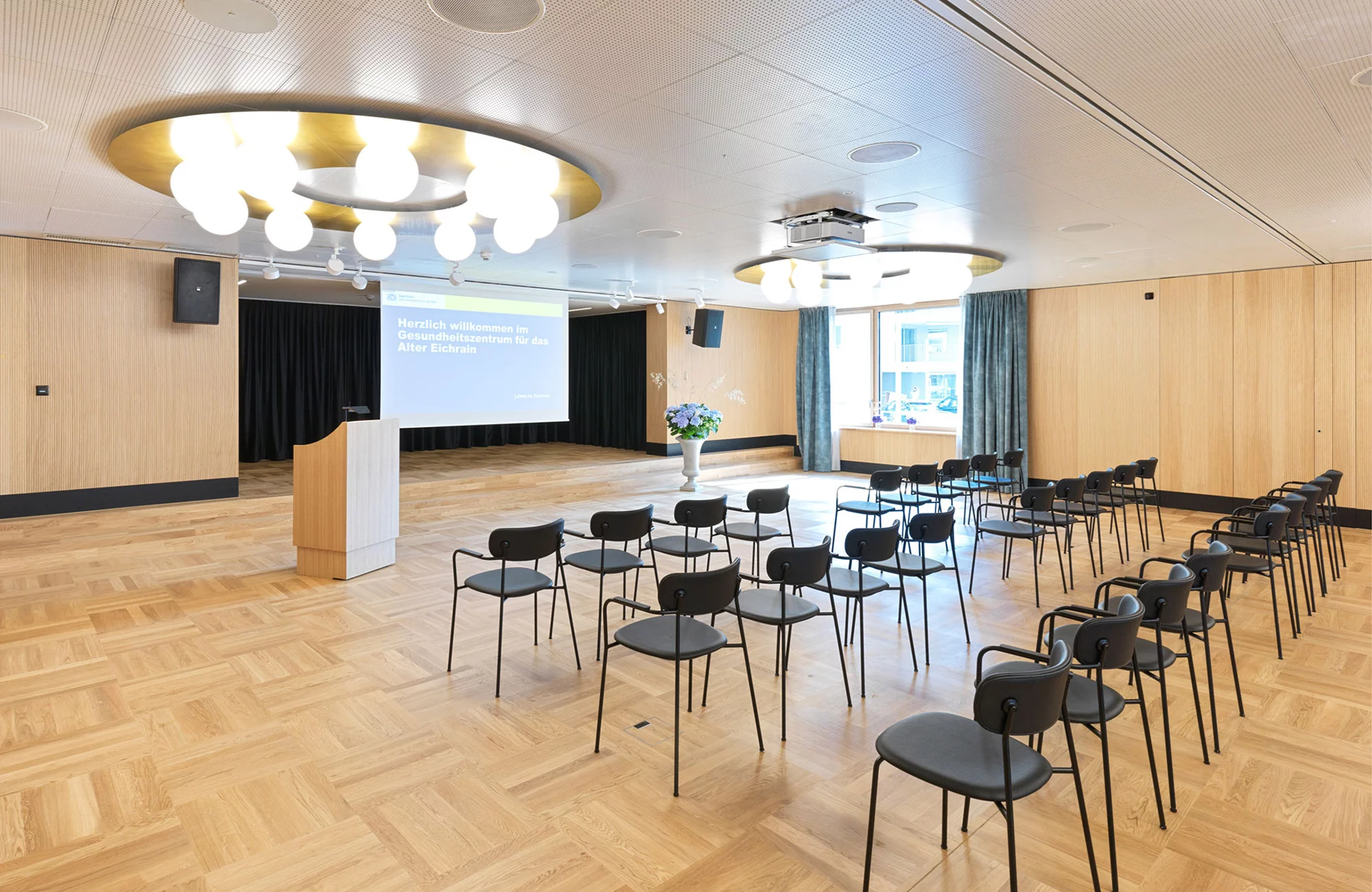 Veranstaltungssaal im Gesundheitszentrum für das Alter Eichrain