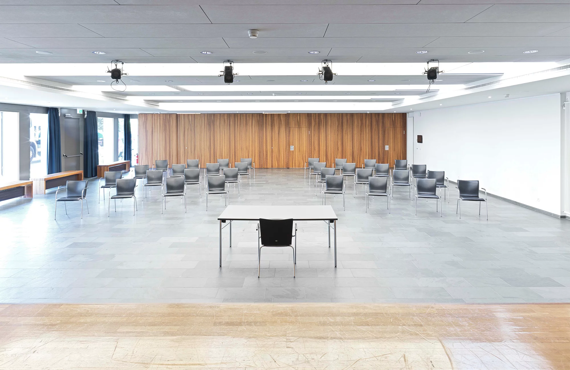 Saal im Gesundheitszentrum für das Alter Entlisberg