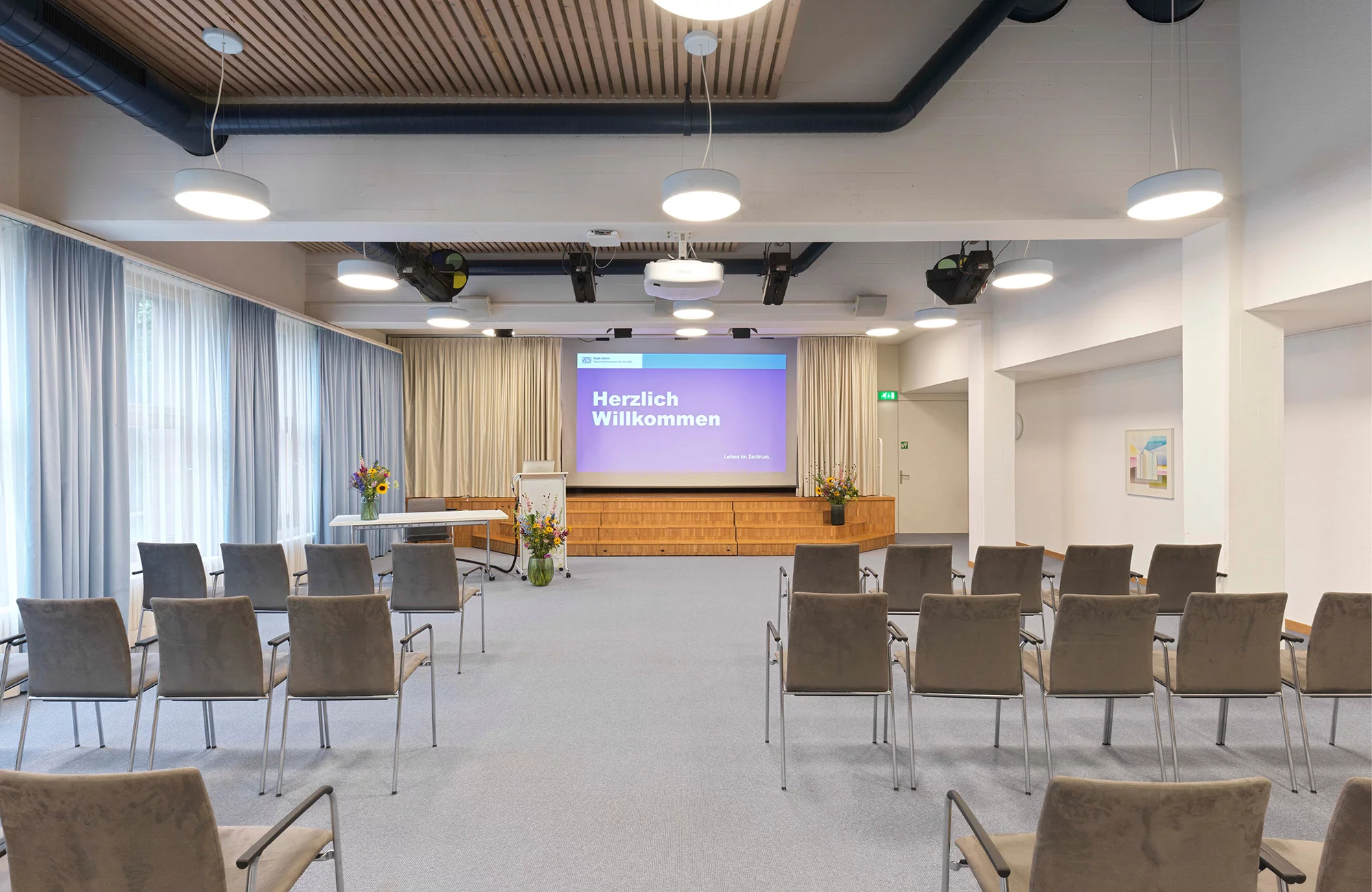 Saal im Gesundheitszentrum für das Alter Limmat