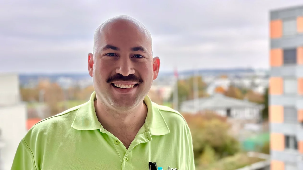 Sandy Gloor, Quereinsteiger Pflege