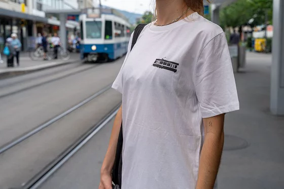 T-Shirt Tram 2000 - Weiss