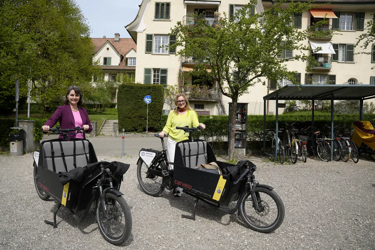 Simone Brander bei der Lancierung von Carvelo für Siedlungen