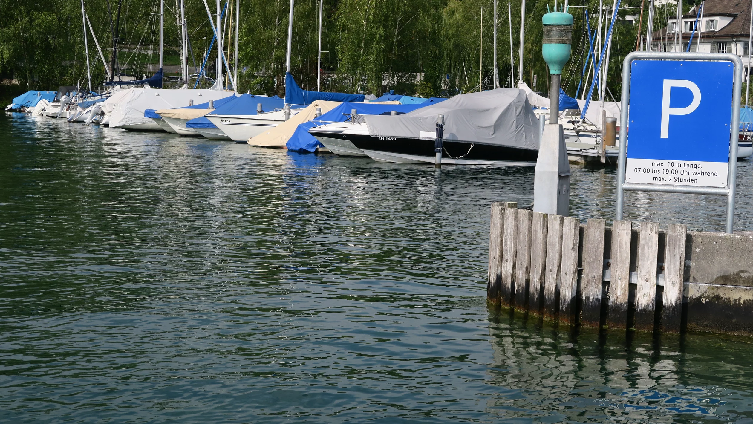 Temporärer Stillliegeplatz für Schiffe