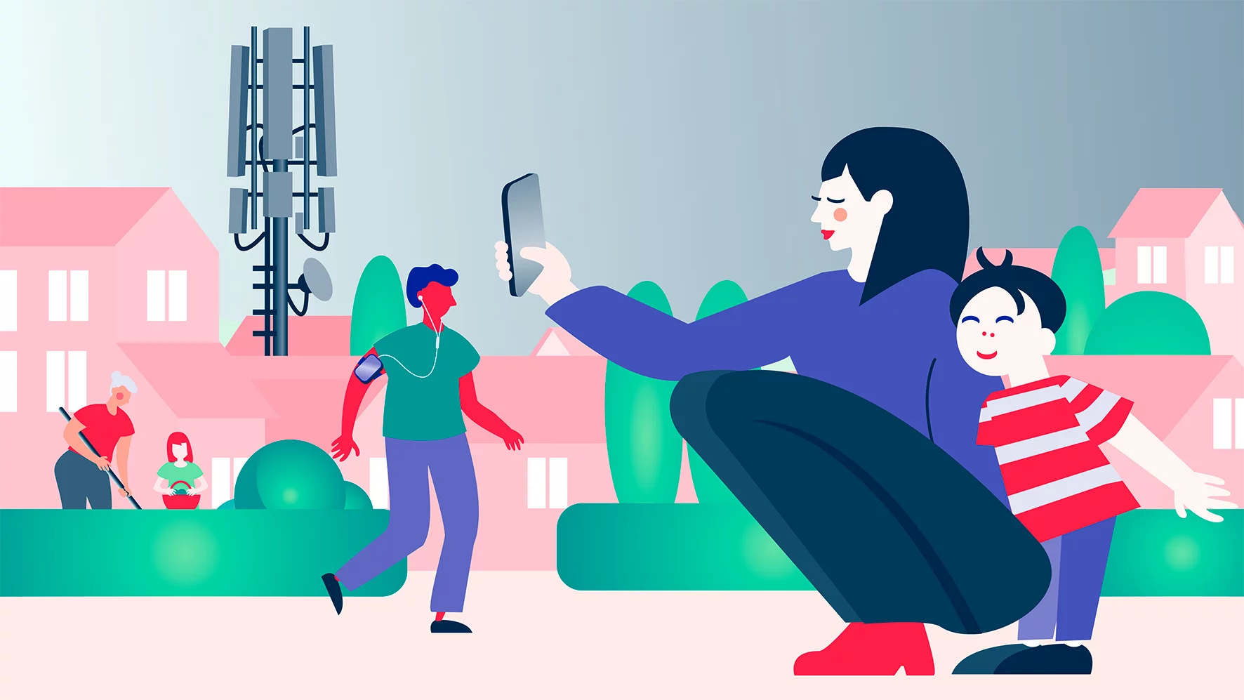 Illustration Strahlung
