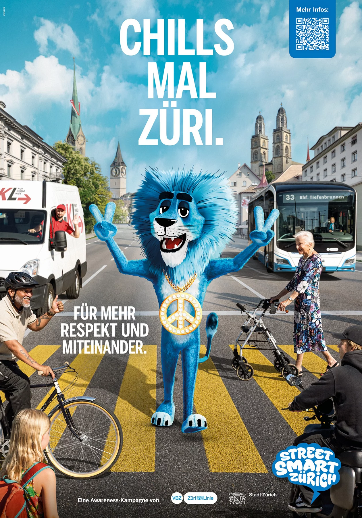 Leo Sicuro ruft die Verkehrsteilnehmenden zur mehr Gelassenheit auf. 
