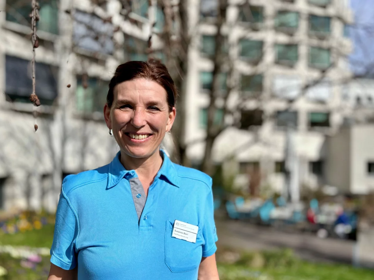 Susanne Bieri, Fachfrau Aktivierung im Gesundheitszentrum für das Alter Entlisberg