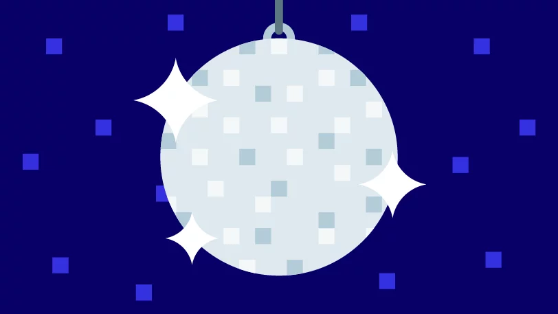 Illustration Discokugel
