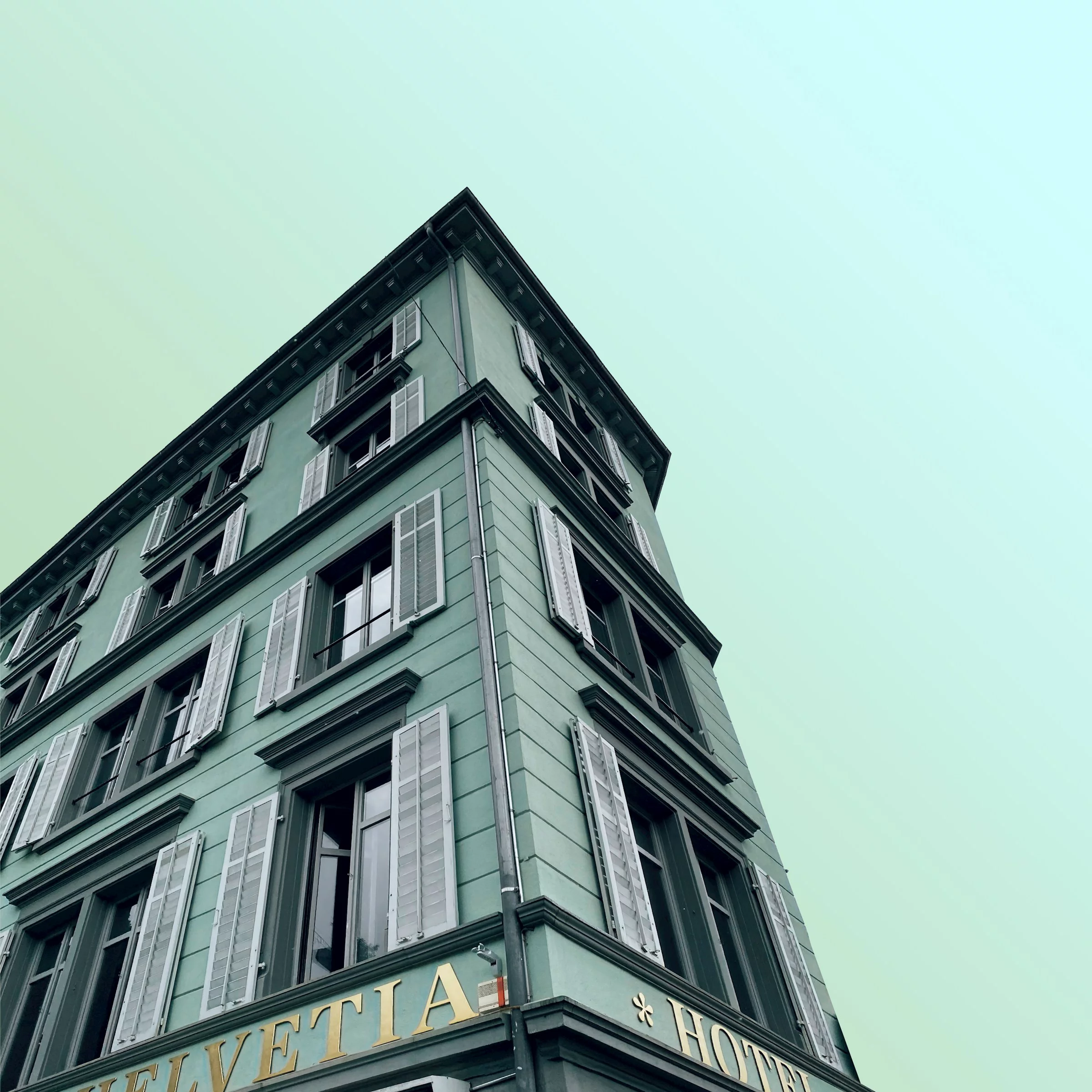 Aussenansicht des Hotel Helvetia