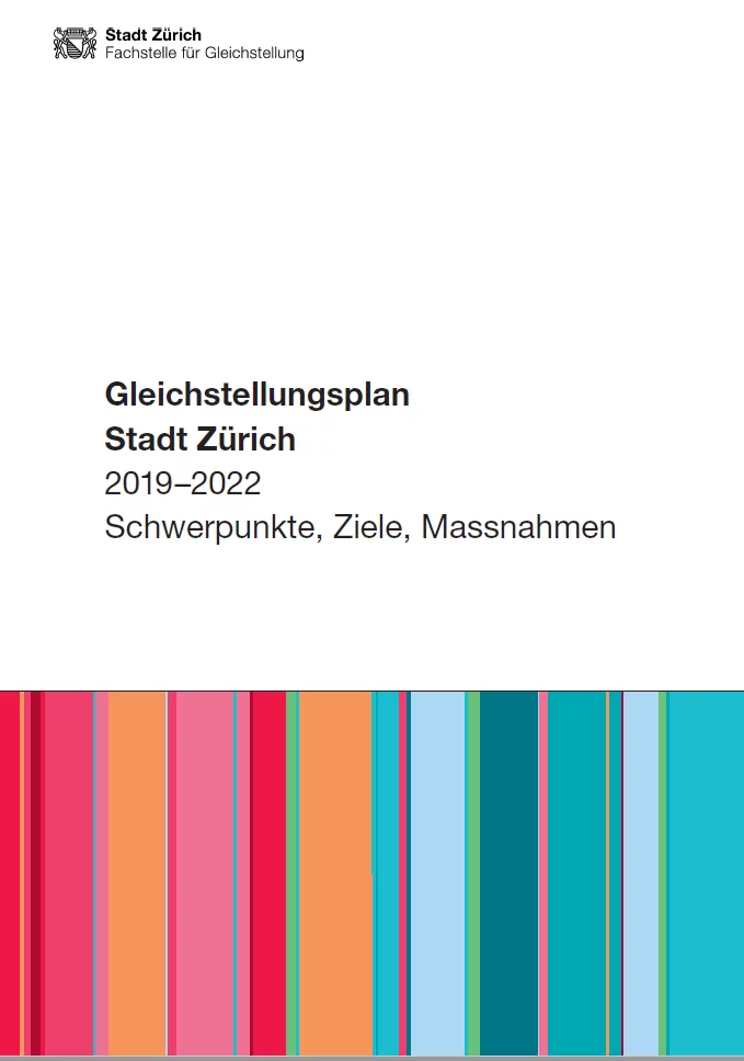 Titelbild Gleichstellungsplan 2019-2022