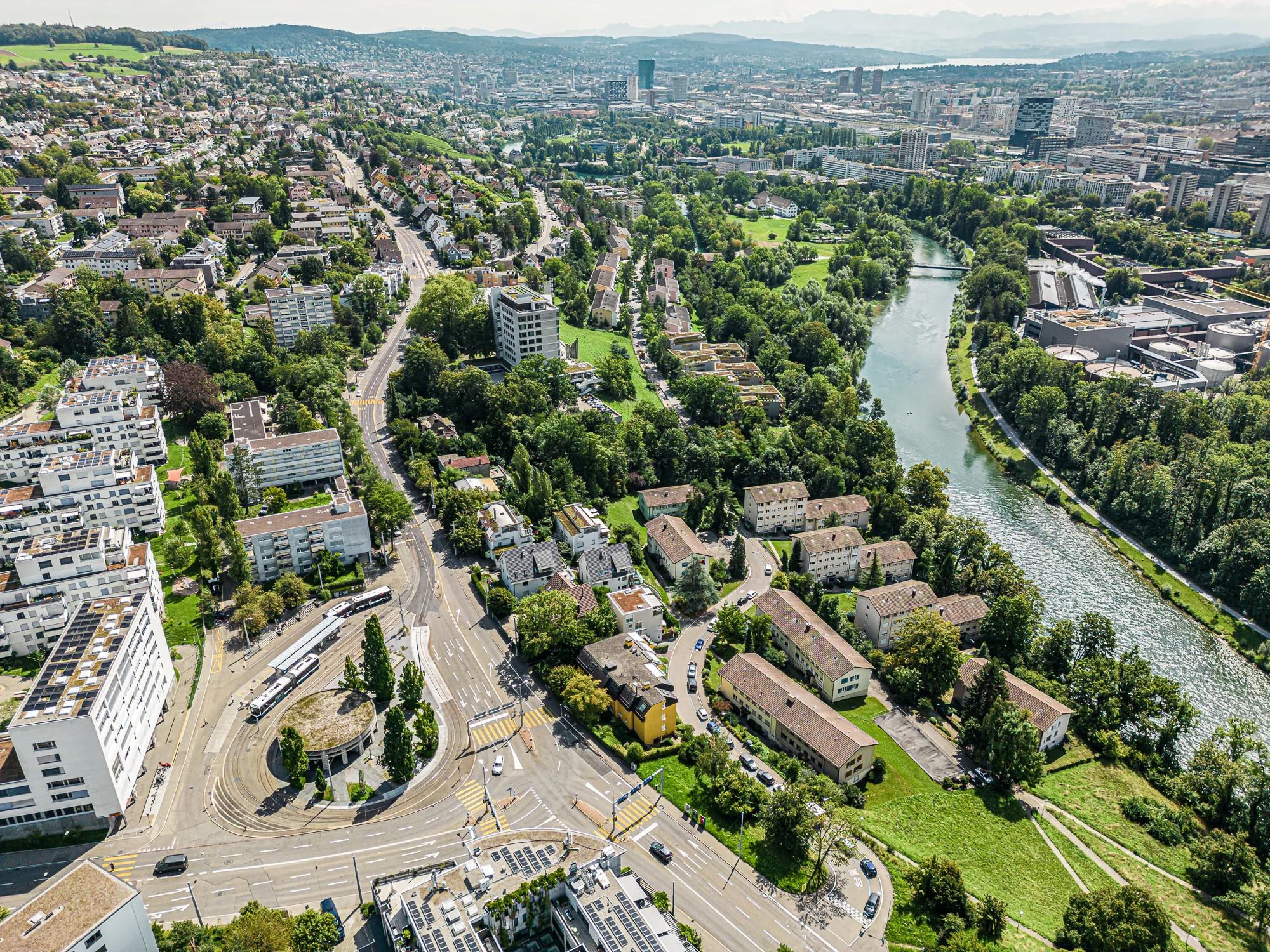 Drohnenaufnahme Höngg