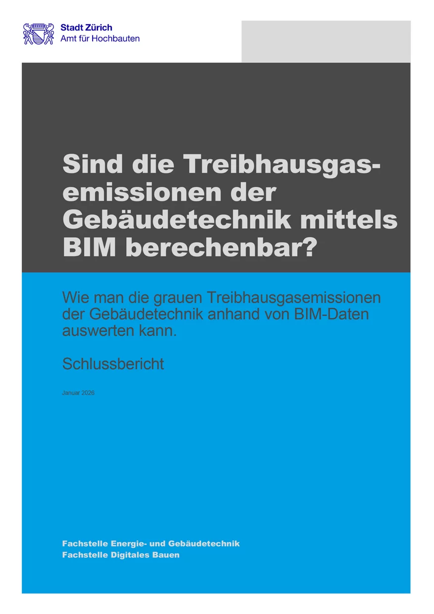 Sind die Treibhausgasemissionen der Gebäudetechnik mittels BIM berechenbar?