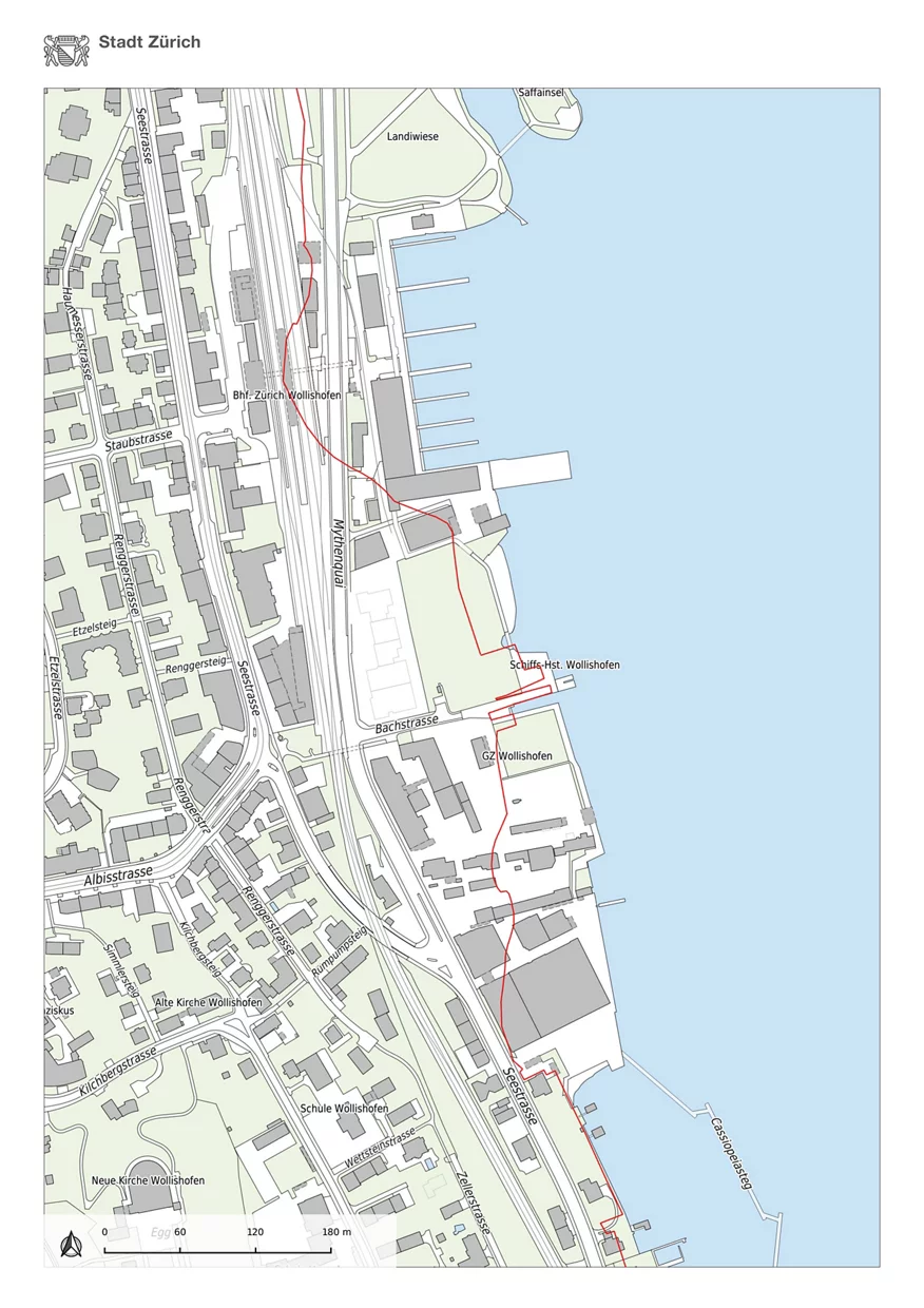 Übersichtsplan Wollishofen