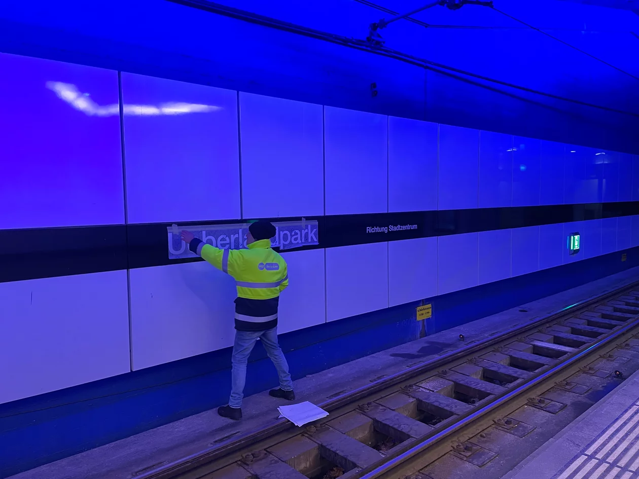 Tramhaltestelle Ueberlandpark