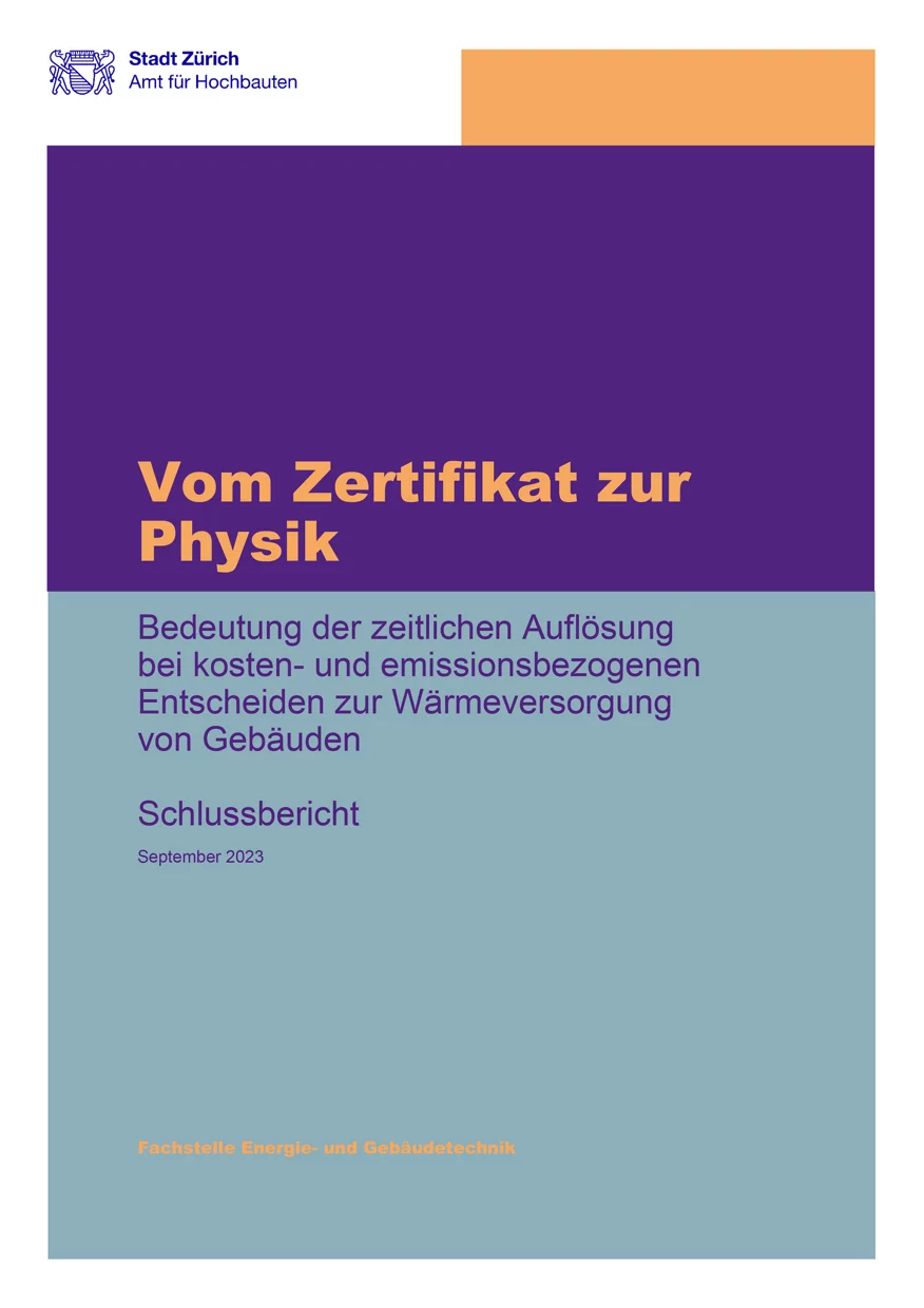 Titelseite Studie Vom Zertifikat zur Physik