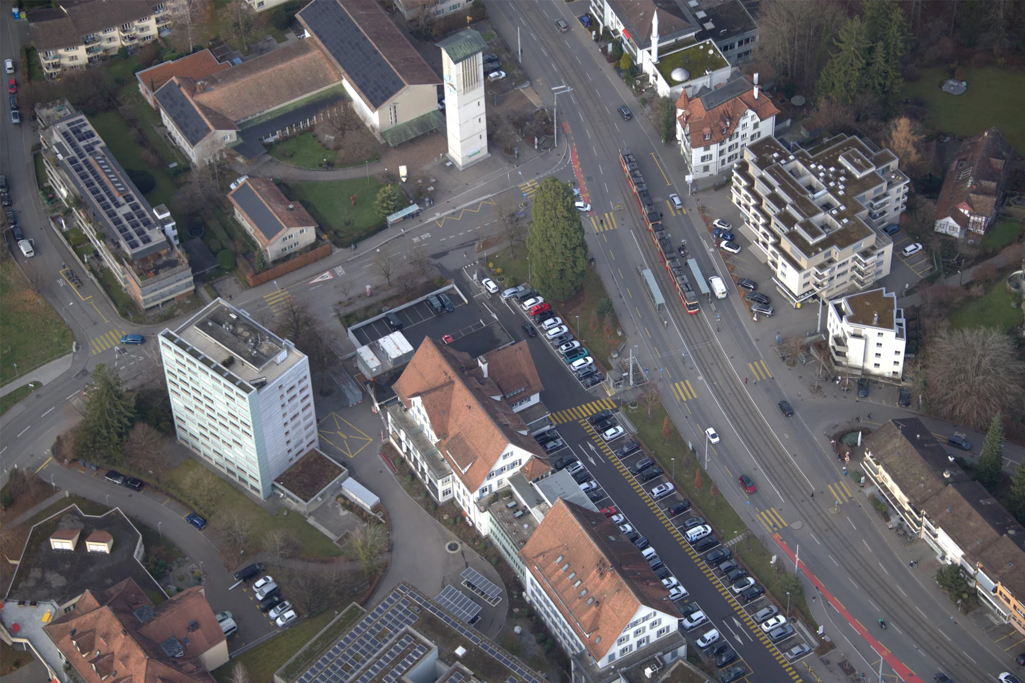 Luftaufname Wache Ost