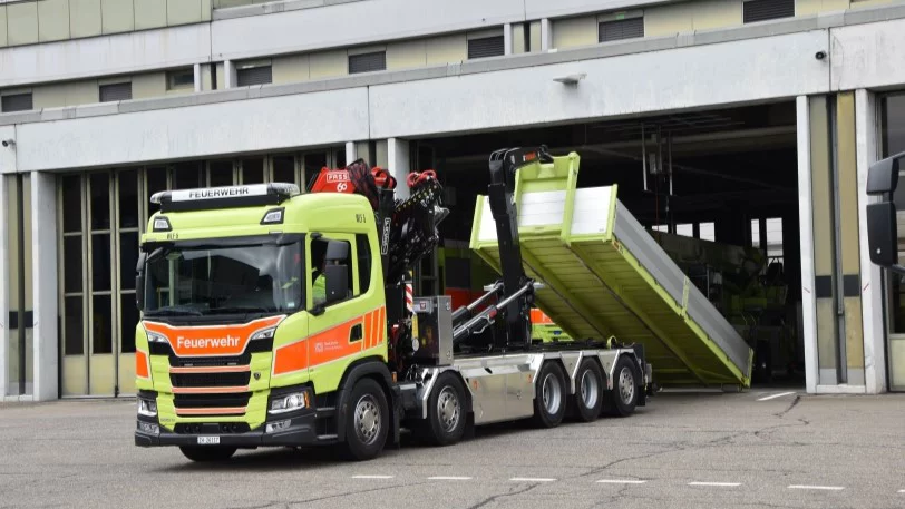 Wechselladerfahrzeug (Flugzeugbergung)